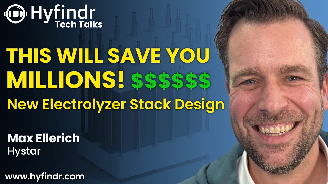 Tech Talks - Wow! Hystar on PEM Electrolyzer Stack Design to save you Millions - Ellerich Hyfindr