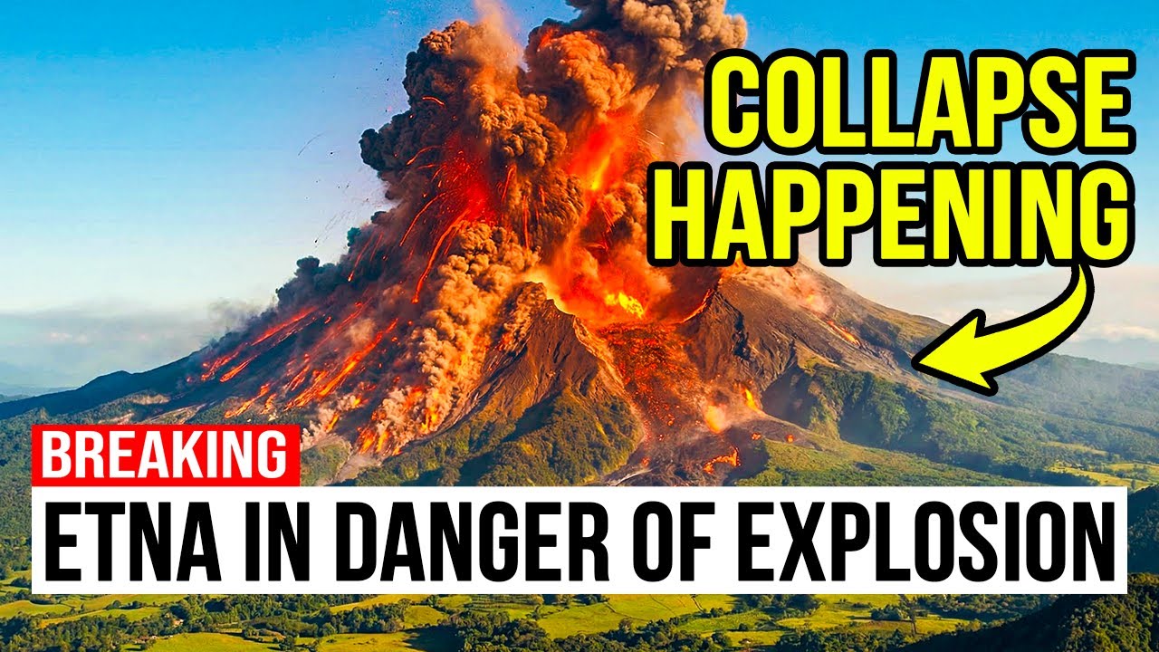 1 MINUTE AGO: Mount Etna's Summit Is COLLAPSING Inward &mdash; 