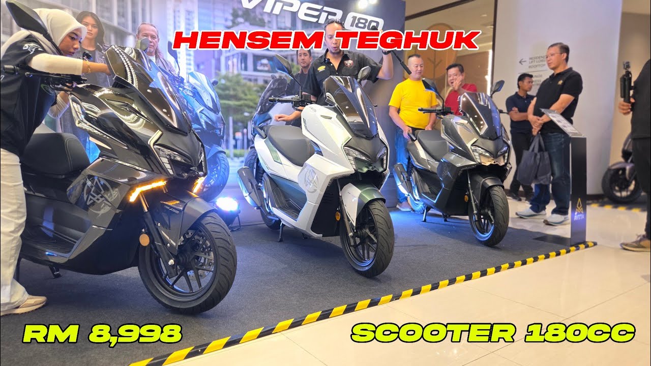SCOOTER 180CC BAWAH RM9K | AVETA VIPER 180