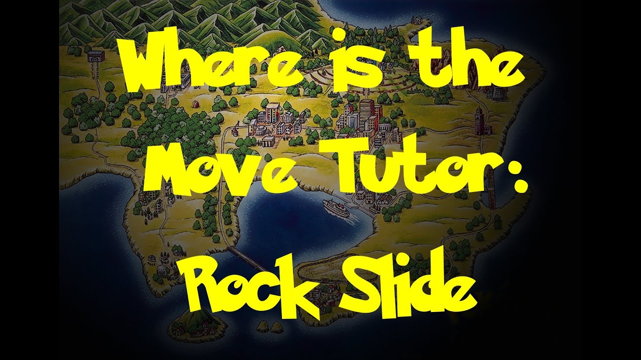Where Is: The Move Tutor: Rock Slide (Pokemon Fire Red/Leaf Green)
