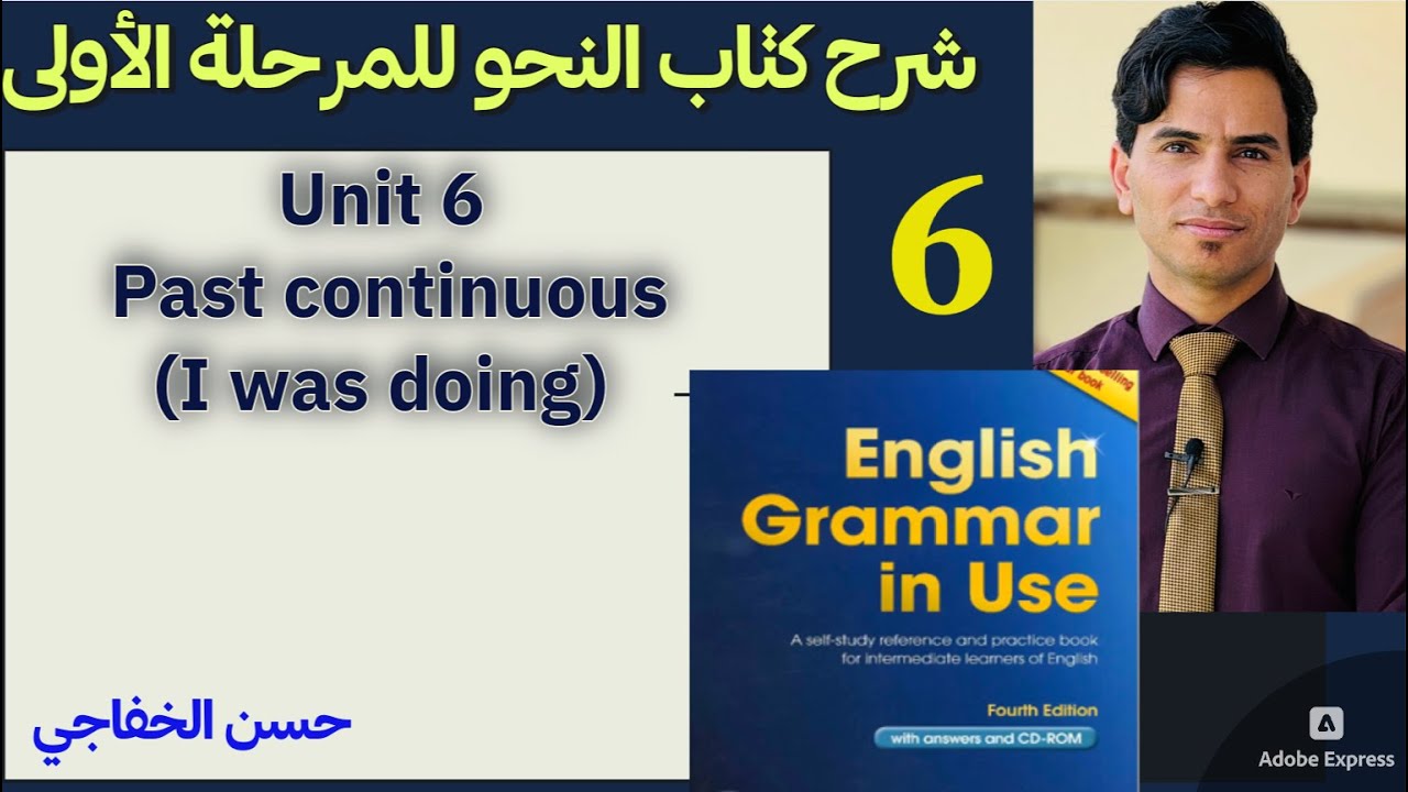 English Grammar in Use : Unit 6: Past continuous (I was doing)
