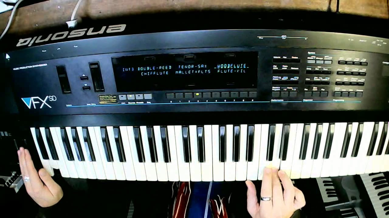 Ensoniq VFX SD (sound demonstration)