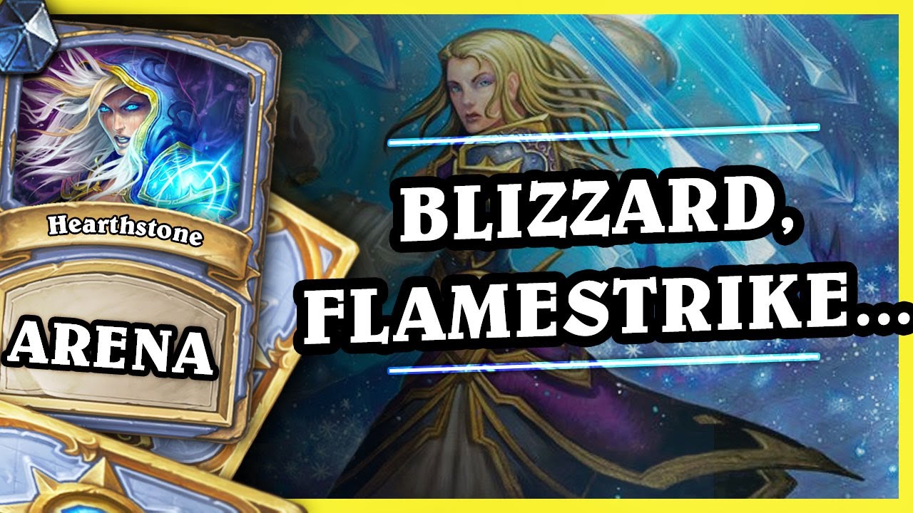 BLIZZARD, BLIZZARD, METEOR, FLAMESTRIKE... - MAGE - Hearthstone Arena