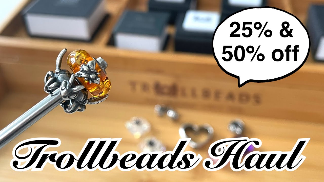 Accumulated TROLLBEADS Haul | 25% and 50% off 😍 | Unicorn Items