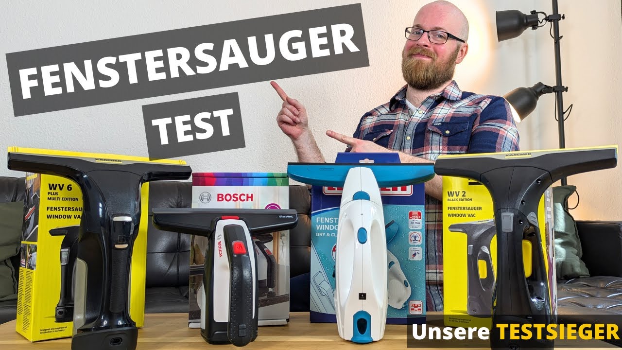 Fenstersauger TEST & VERGLEICH: Kärcher, Leifheit, Bosch - welcher ist der BESTE?