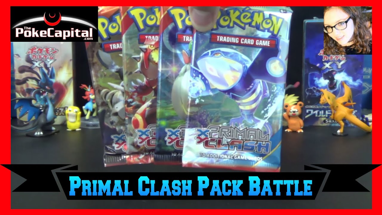 Pokemon Cards 4 XY Primal Clash Booster Pack Battle vs Escape Rope