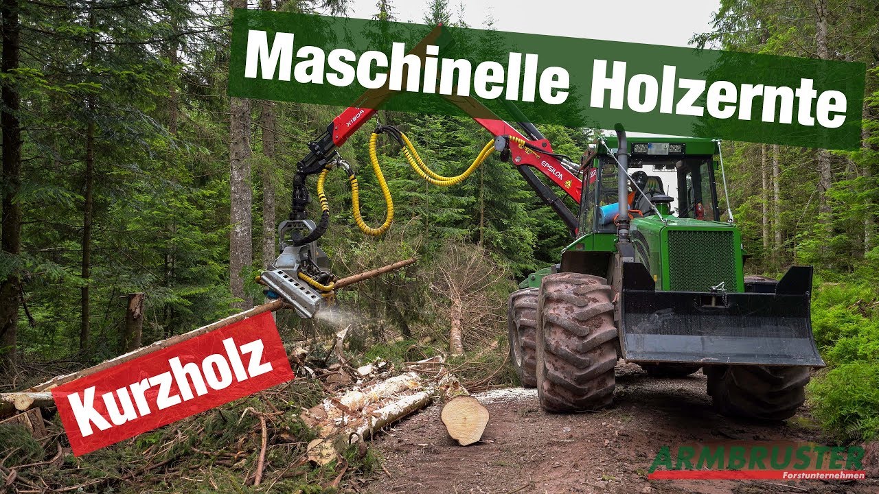 HSM 904 H - Maschinelle Holzernte Kurzholz- Kesla 25 RH II