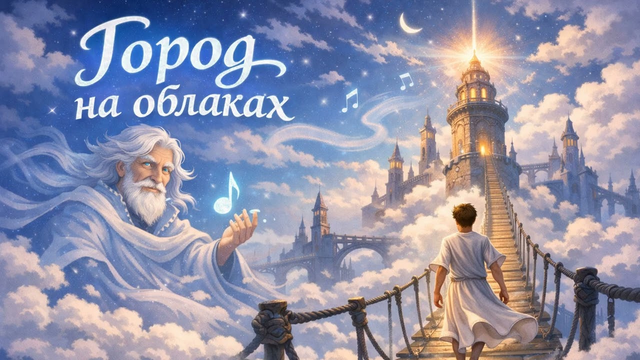 Город на облаках 🌙 Сказка для сна | Спокойная фэнтези-история о Хранителе ветра | история для сна