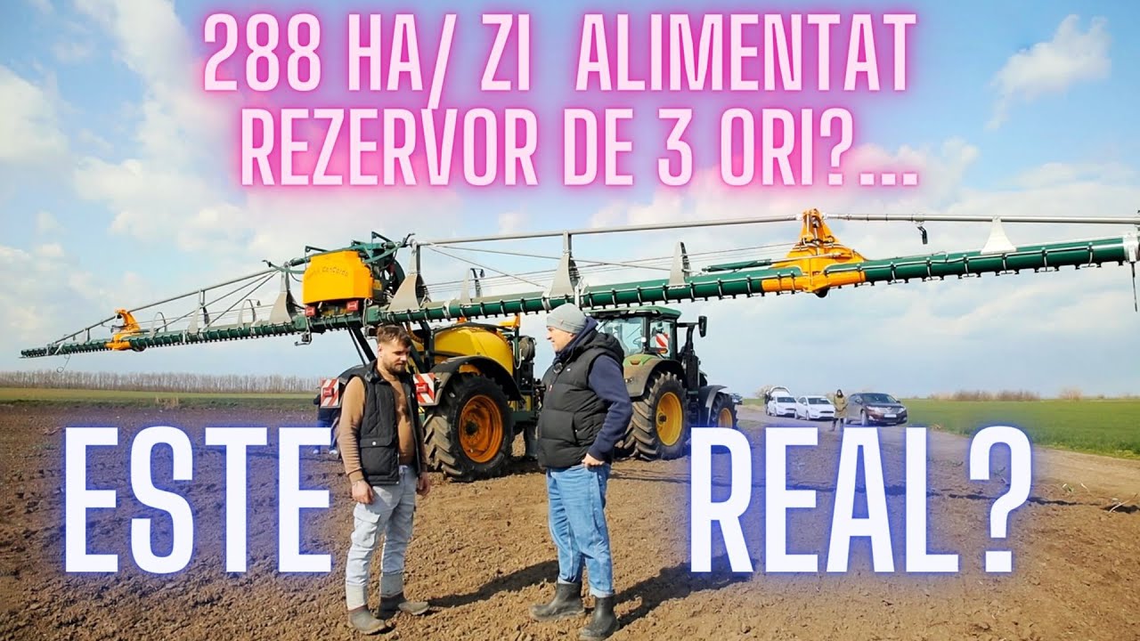 288 hectare pe zi cu doar trei încărcări! Chiar este adevărat …