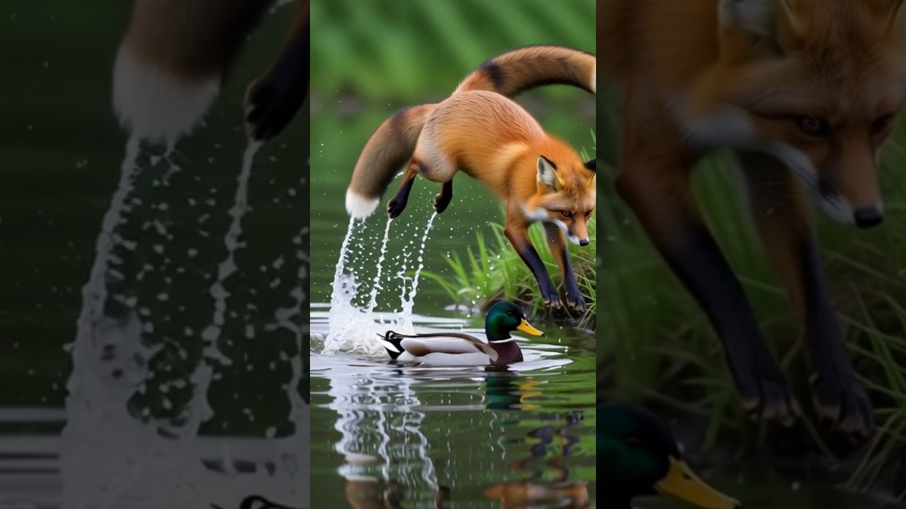 The Clever Duck Outsmarts the Fox!” 🦆🦊💡