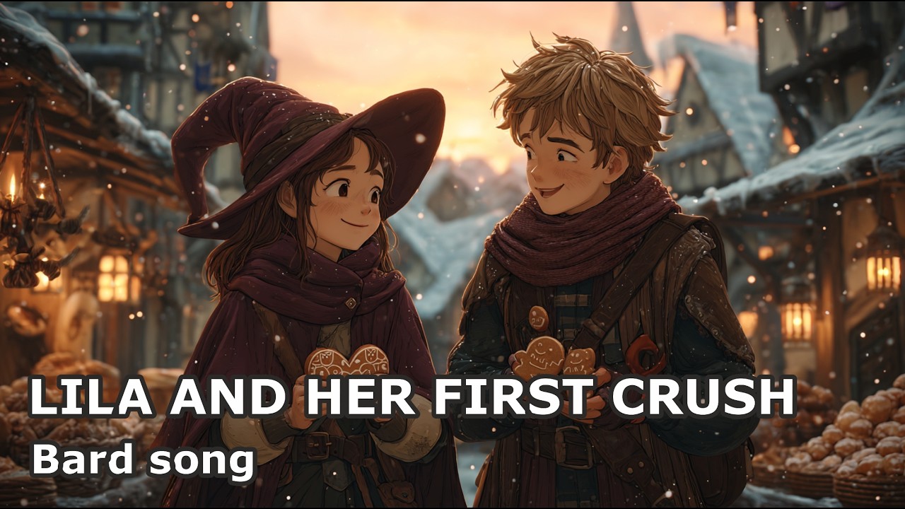 Feel Your First Crush | A Blushing Witch’s Valentine Spell Gone Wrong | Cute Fantasy Folk Song