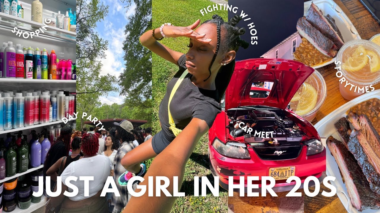 vlog : darty, police came 2x, car meet, flirting w/ hoes, being outside, fight at kickback, messy st