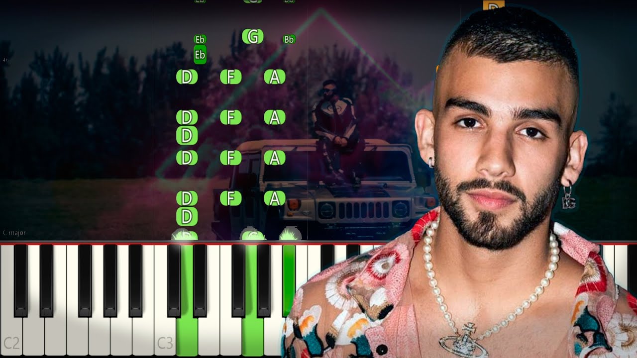 La Bachata - Manuel Turizo - Piano Tutorial - KeySynth