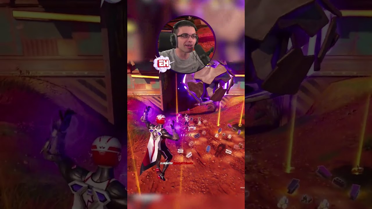 100 players vs Magneto Power in Fortnite