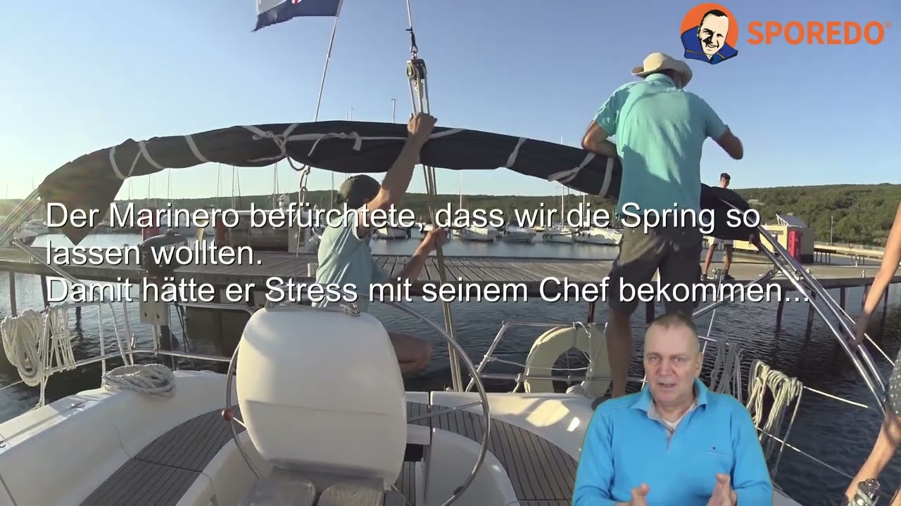 Hafenmanöver: Diskussion mit Marinero - Anlegen mit Mooring und LUV-Mittelspring bei Seitenwind
