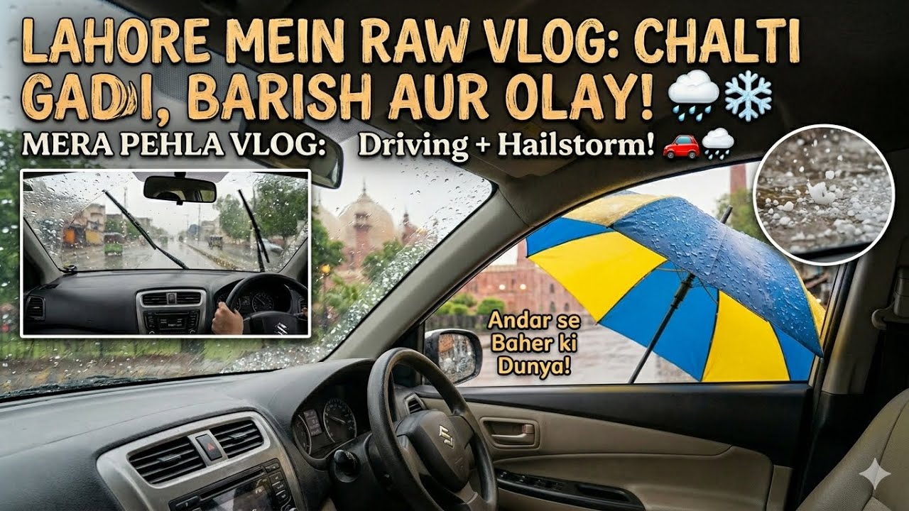 Pehli Baarish, Pehla Vlog: Lahore in the Rain! 🌧️ | Lahore Unscripted 