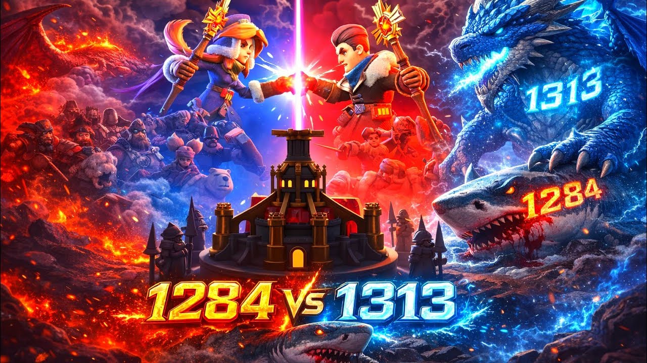 1313 vs 1284 معركة القلعة SVS #whiteoutsurvival 
