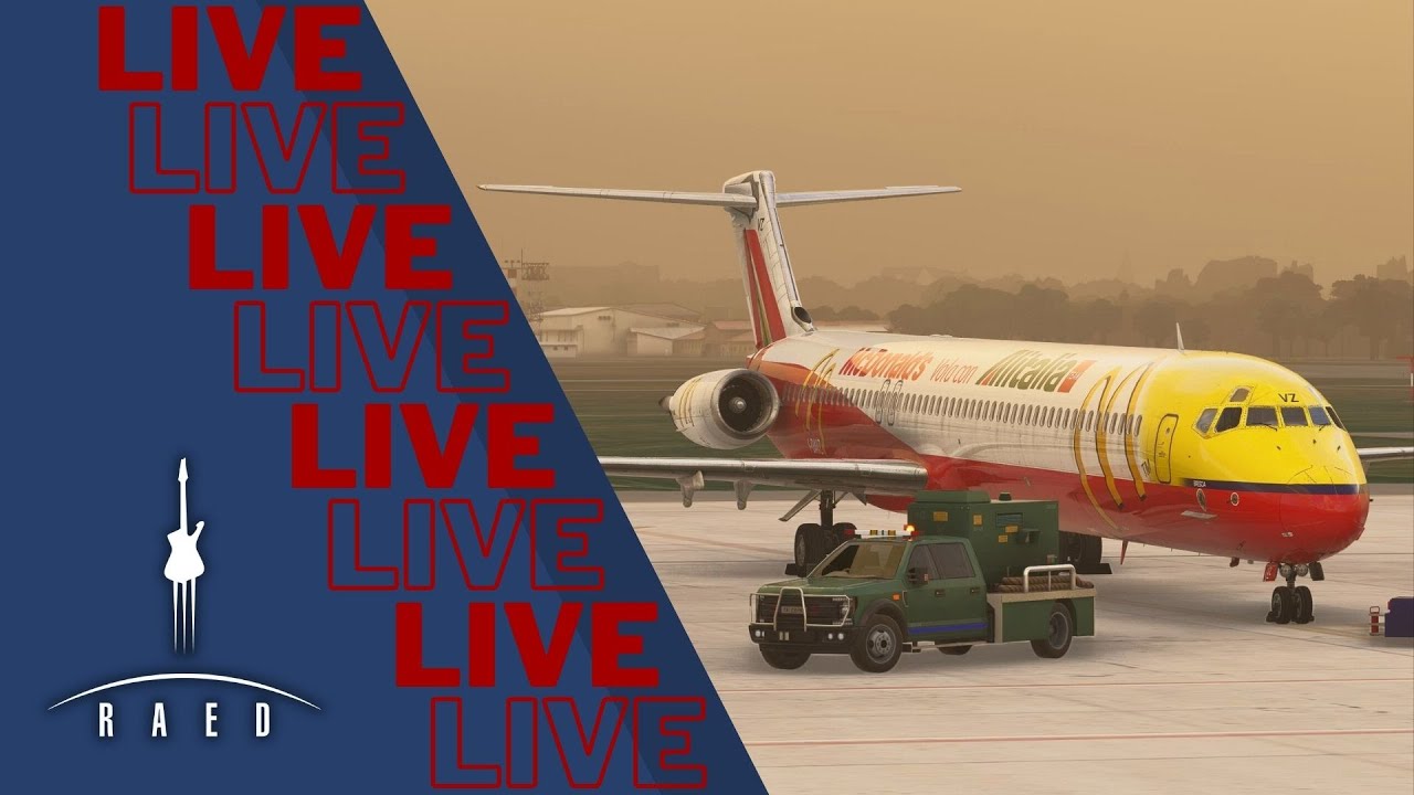 MD80 torna il CANE PAZZO ALITALIA da Fiumicino a Menorca! [!DISCORD !FS24 !TOBII]