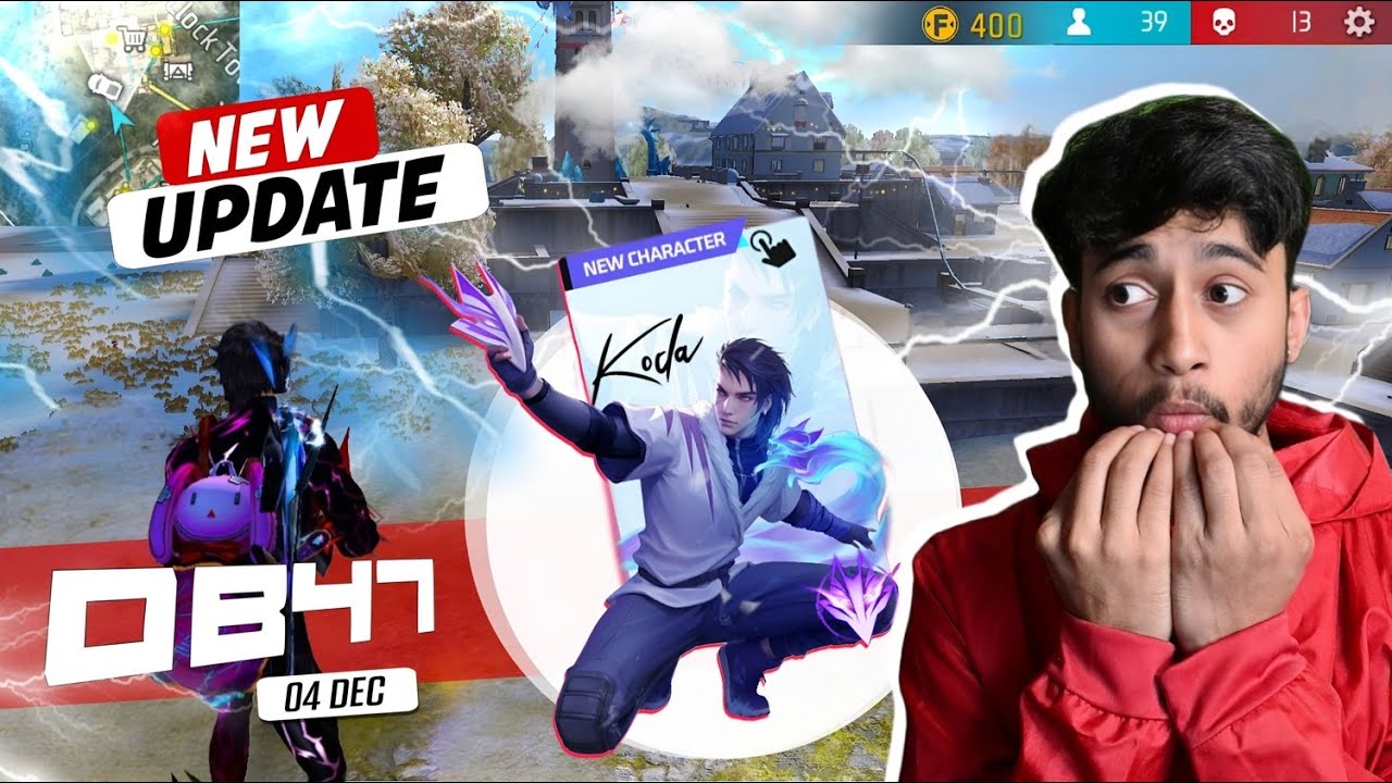 OB47 Update😨 New Gameplay is Here! Solo Vs Squad | Free Fire Max