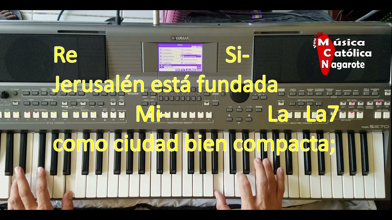 Que alegría cuando me dijeron canto de entrada para misa pista letra y acordes en Re