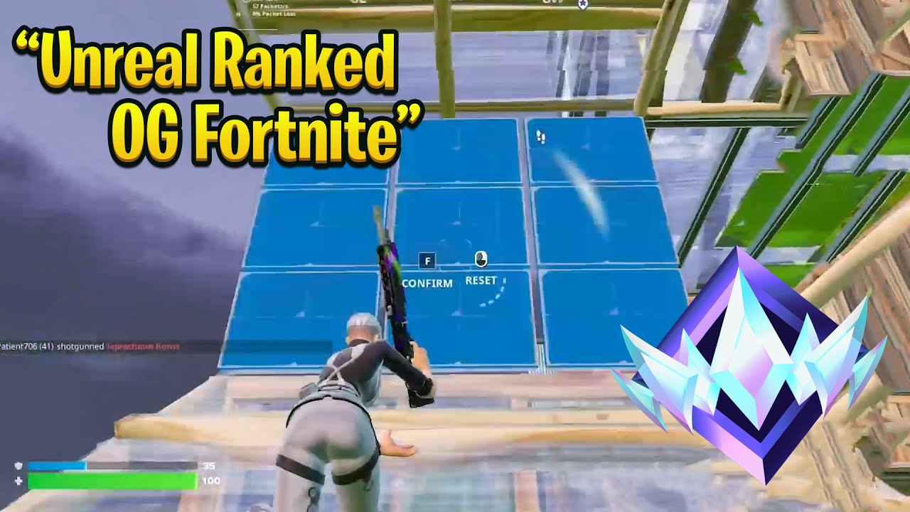 Pxlarized  Road to Ureal Ranked in OG Fortnite