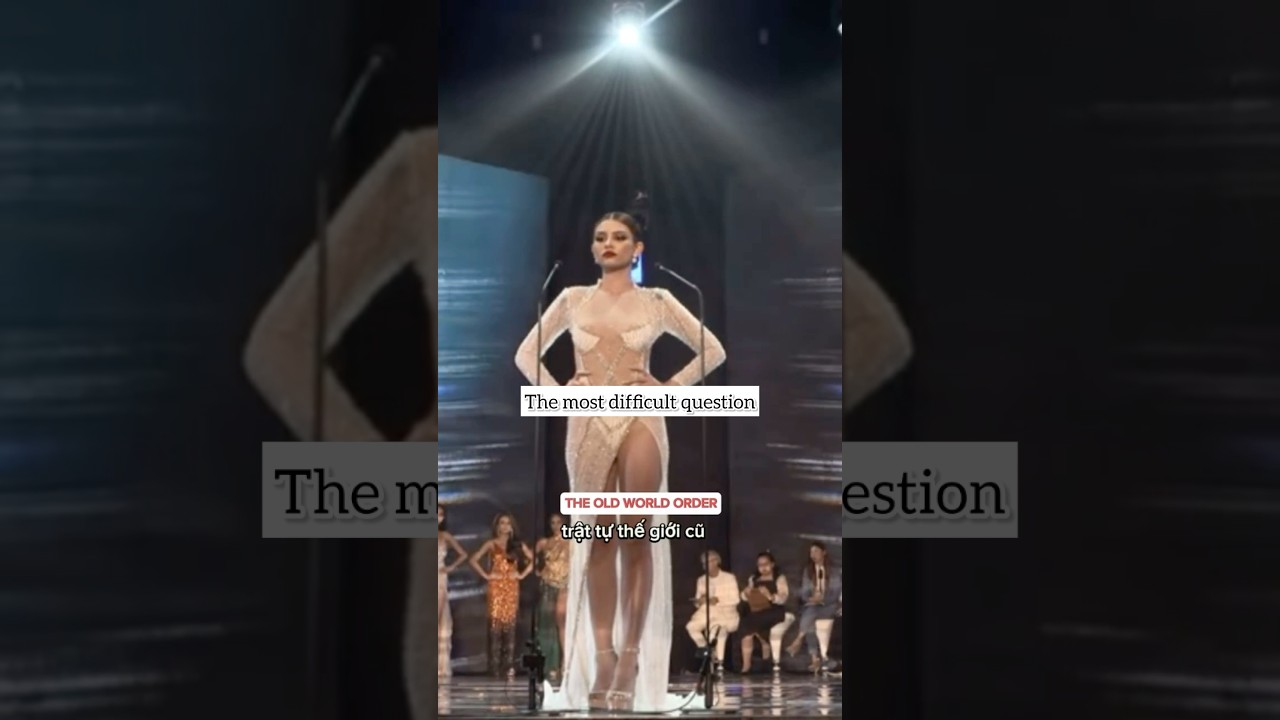 Toughest Question Ever in Pageantry! Was it fair to ask such complex question? #pageantquestion