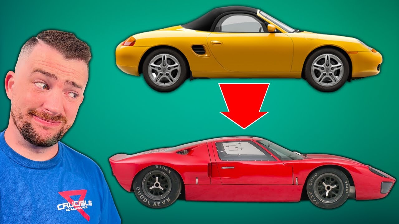 Turning a BOXSTER Into a Vintage SUPERCAR! - Extending the Wheelbase