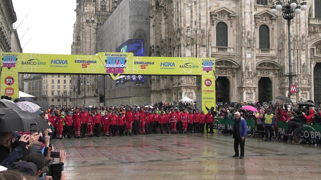 Stramilano, in 55mila sotto la pioggia per la mezza maratona