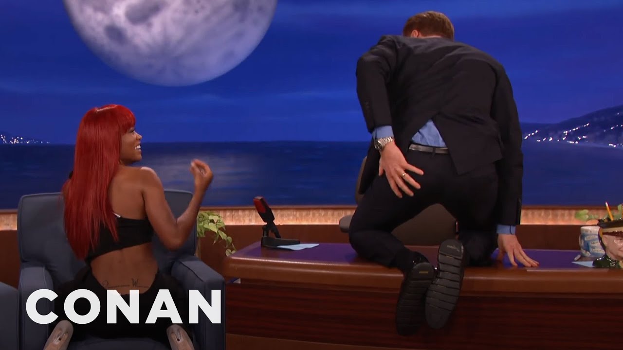 Keke Palmer Teaches Conan How To Isolate His Butt Cheeks | CONAN on TBS
