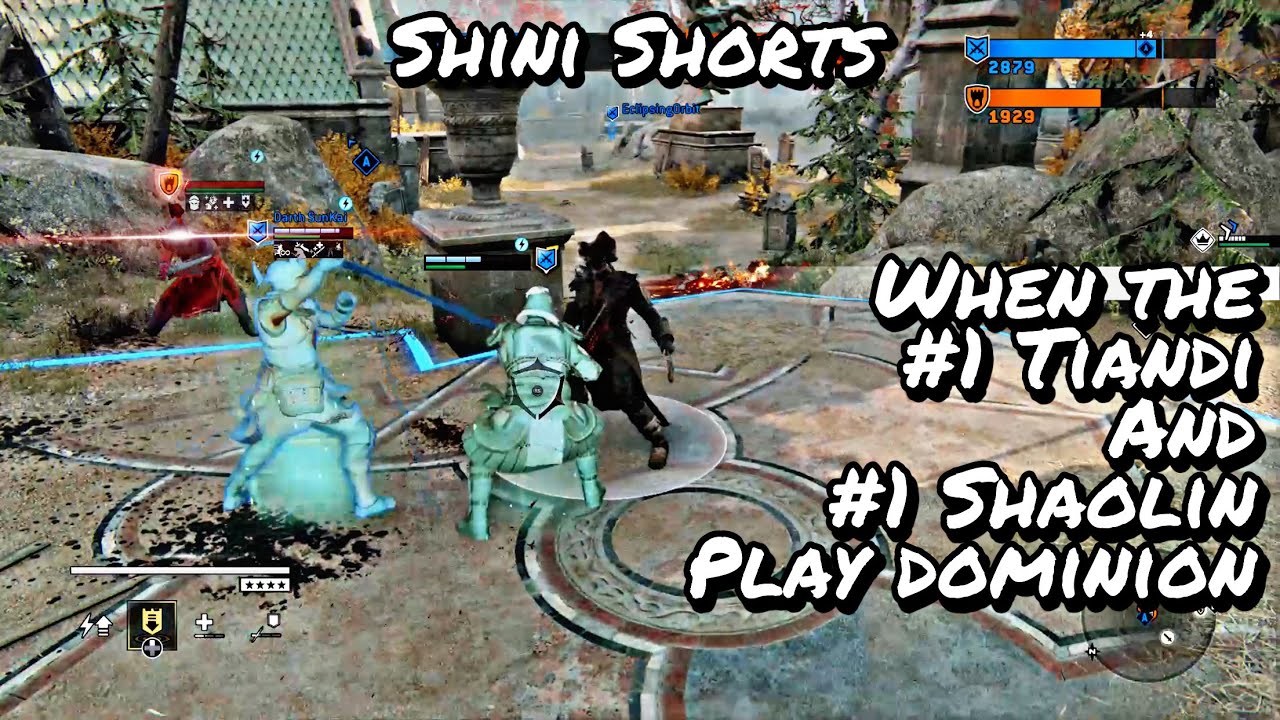 When The Number 1 Tiandi and Number 1 Shaolin Play Dominion (Shini Shorts) | For Honor