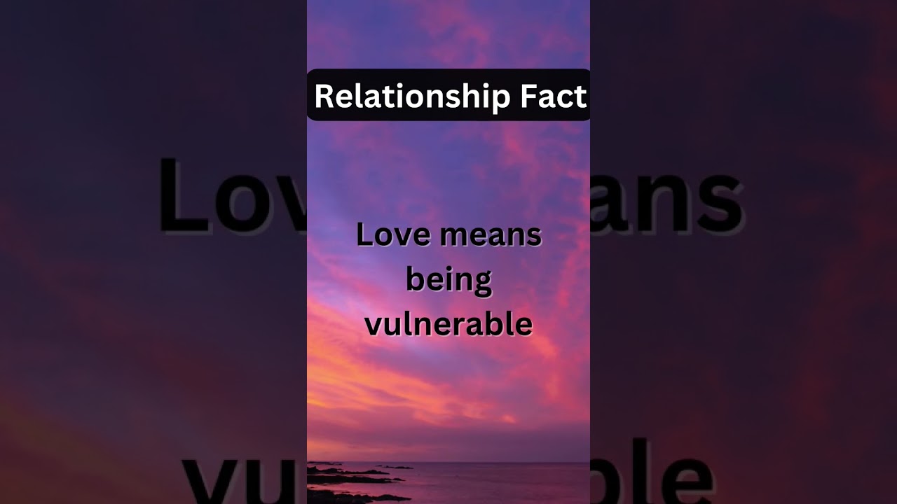 Love means being vulnerable #psychologyfacts #shorts