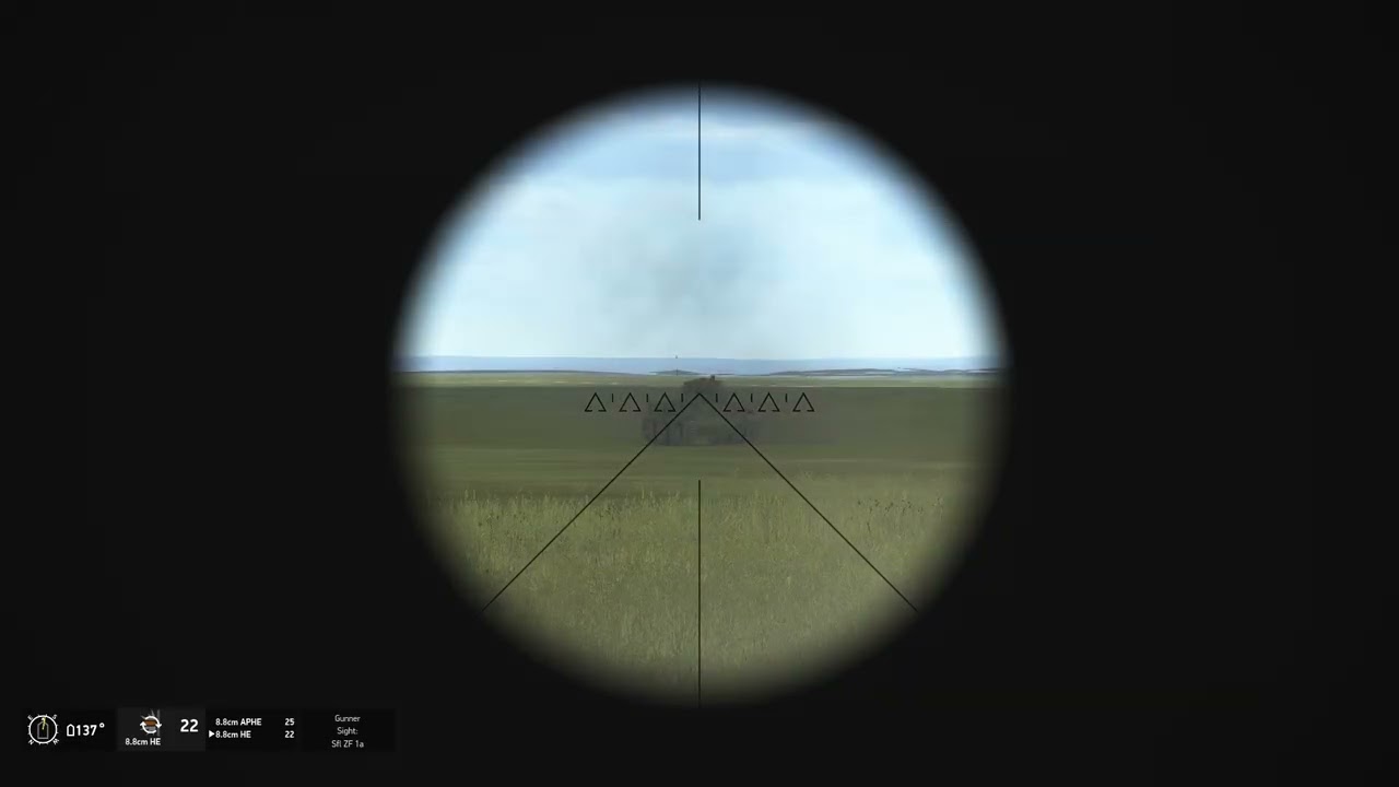 Testing if I can kill a T-34 with just 8,8 cm HE (it works)