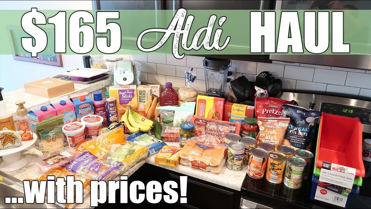 Guess Who's Back?!  ALDI's Back! | $165 Grocery Haul
