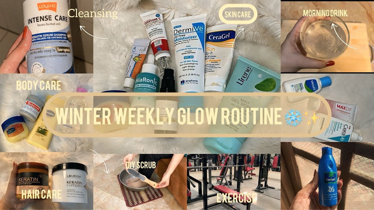 My Winter Weekly Glow Routine(Soft skin, smooth hair & cozy vibes all season)✨❄️🦋