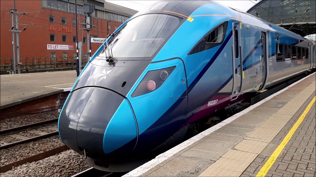 Trains at Newcastle Central Station on Monday 17th February  2020