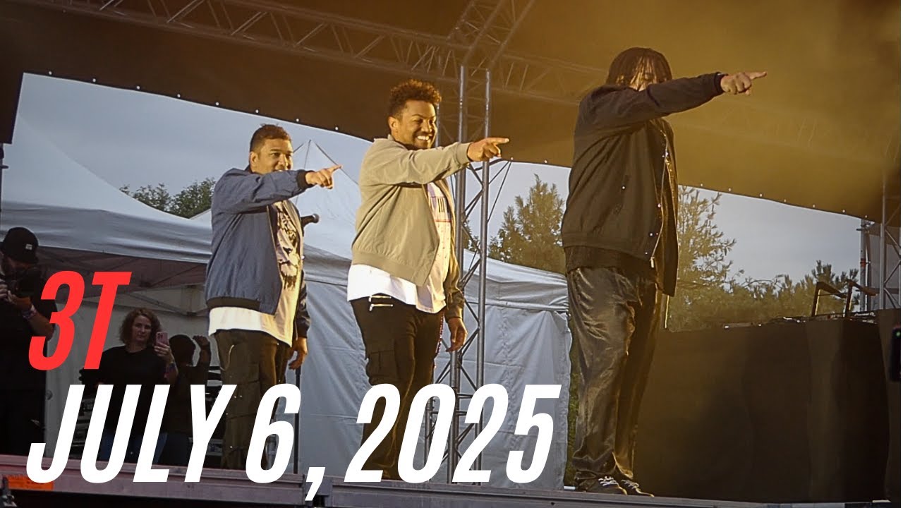 S10-EP31 3T in concert, Taverny, July 6, 2025 Taryll, Tj and Taj Jackson