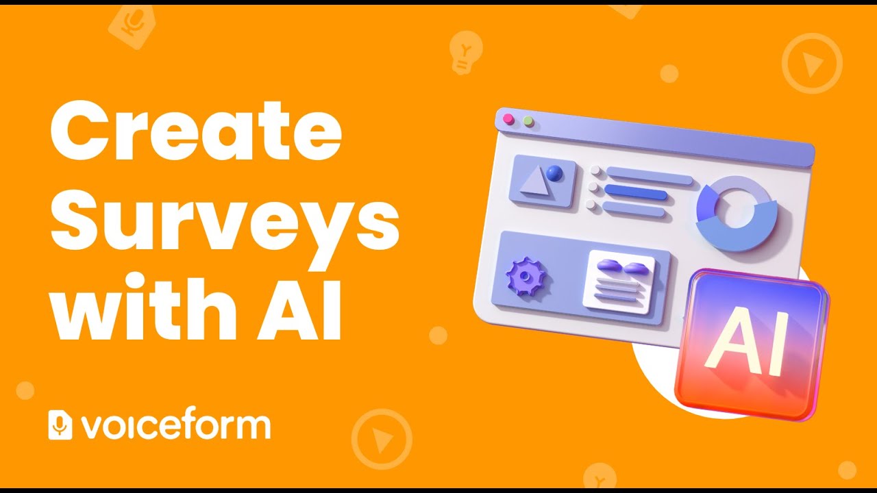 Generate surveys using AI with Voiceform