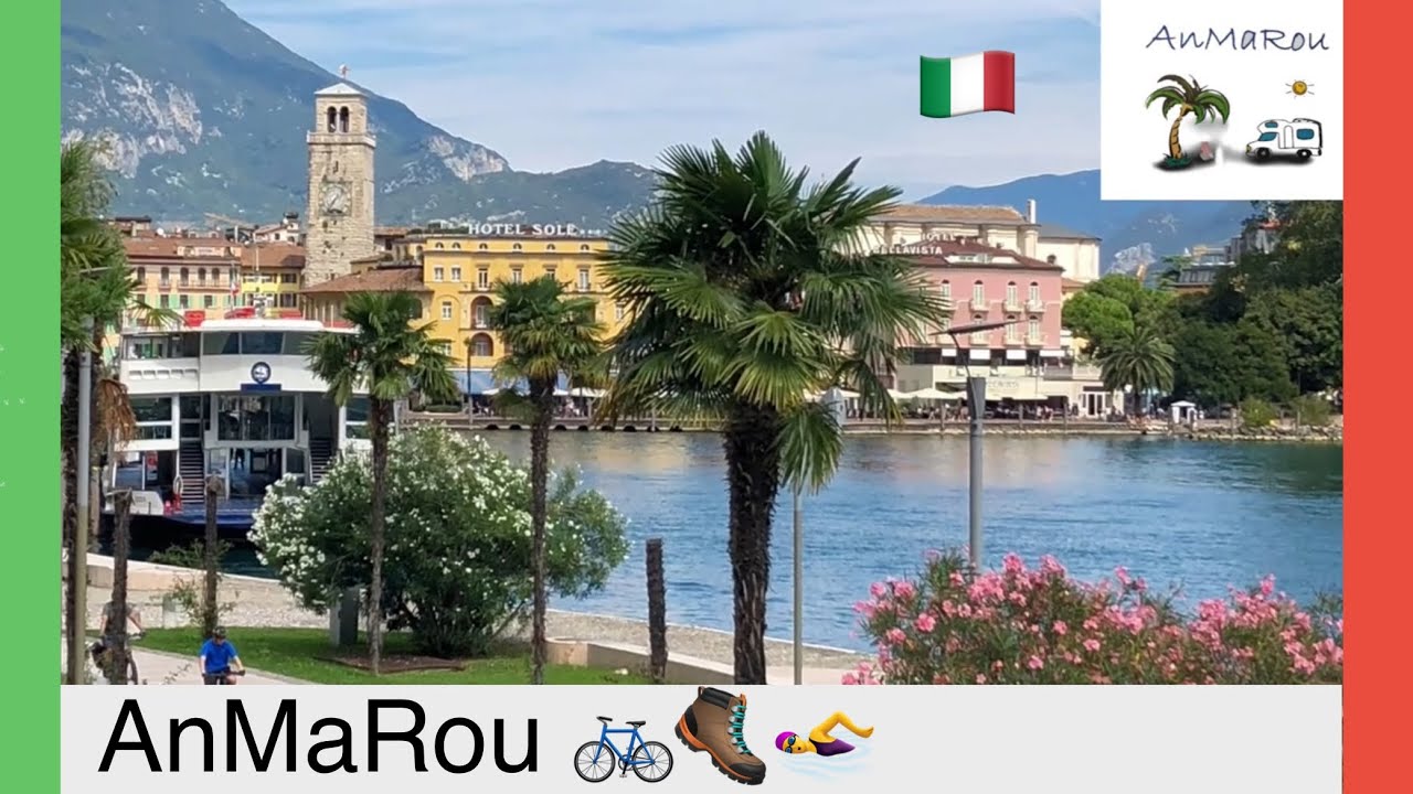 🇮🇹 Riva Gardasee Stadtbesichtigung, Italien, Lido di Garda, mondäner Kurort