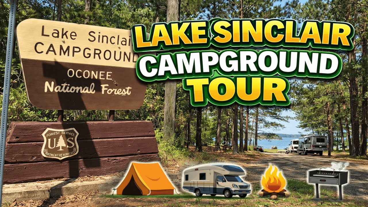 See all the Campsites - Lake Sinclair Recreation Area Campground - Eatonton, GEORGIA