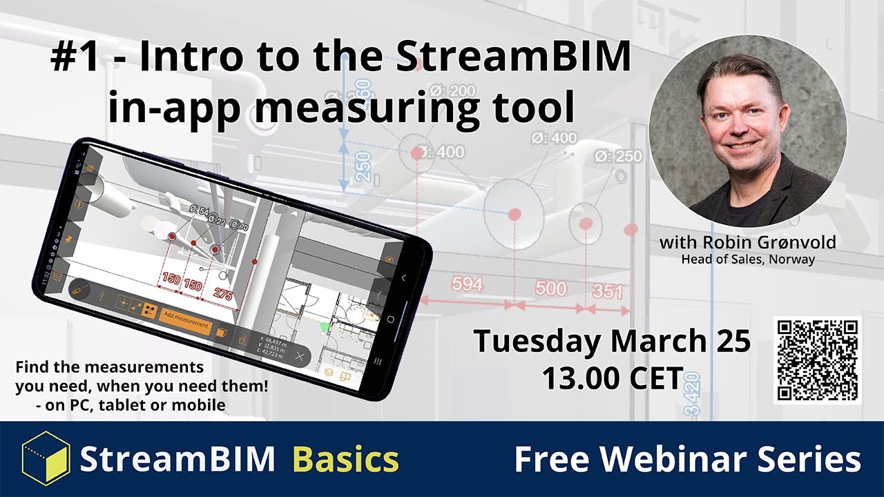 StreamBIM Basics: #1 The in-app measuring tool