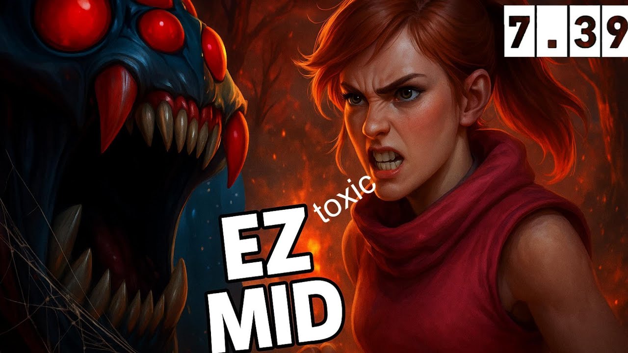 Broodmother mid – Pro comeback! New update made her stronger, time to spam her 7.39B