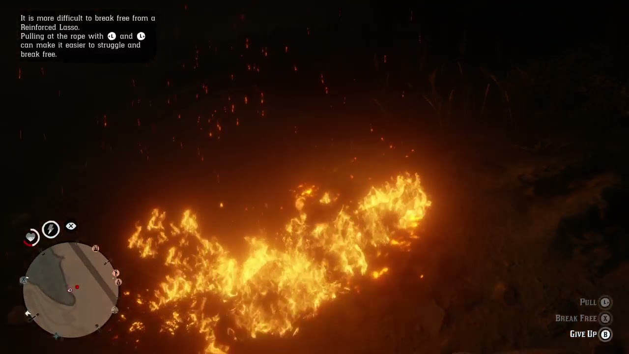 Red Dead Online - Hogtied and burned alive