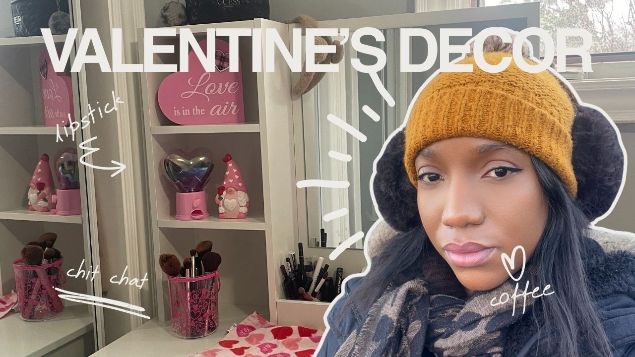 Valentine's  Decor | silk coffee mate Review  Matcha latte