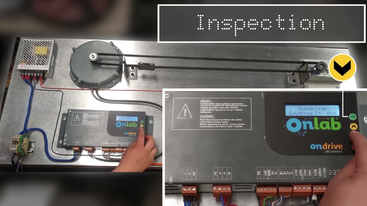 Autotuning Kit OnDrive para modernización de operador de puerta automática.