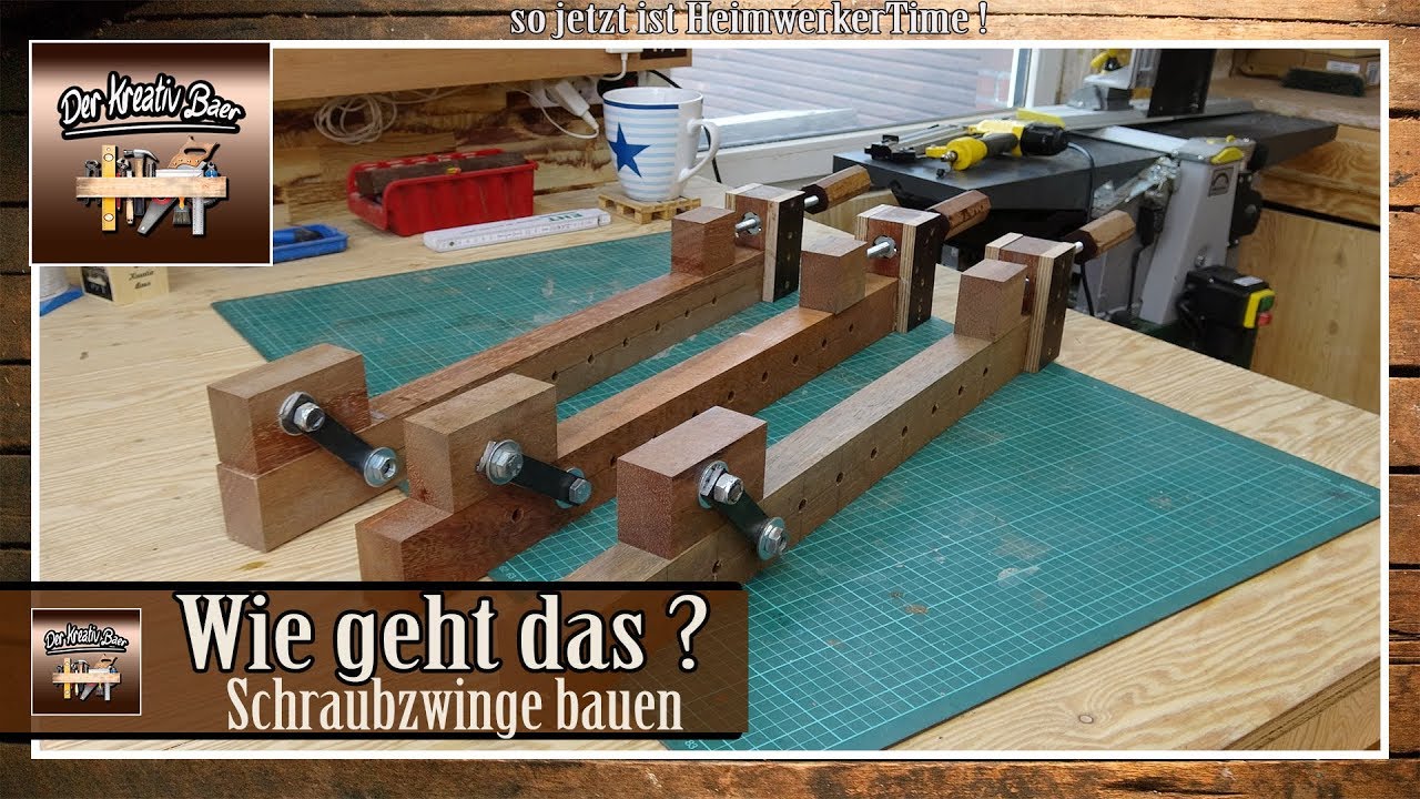 Schraubzwingen aus Holz⁉️WIE GEHT DENN DAS ??