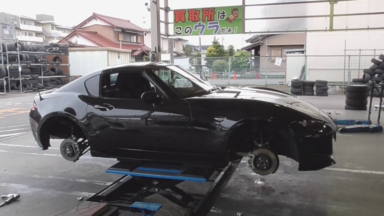 ロードスターRF車高ダウン　ブリッツZZ-R・エンケイRPF1