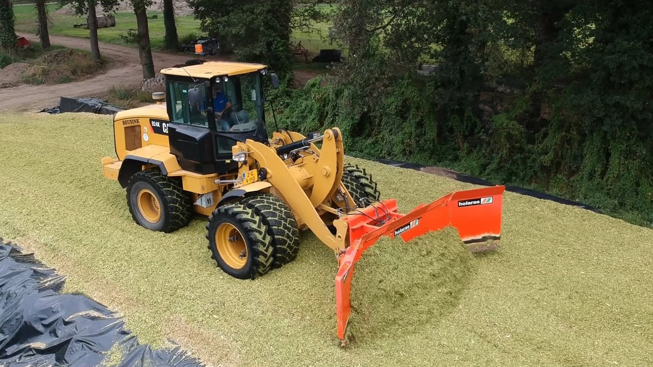 Chopping corn with John Deere