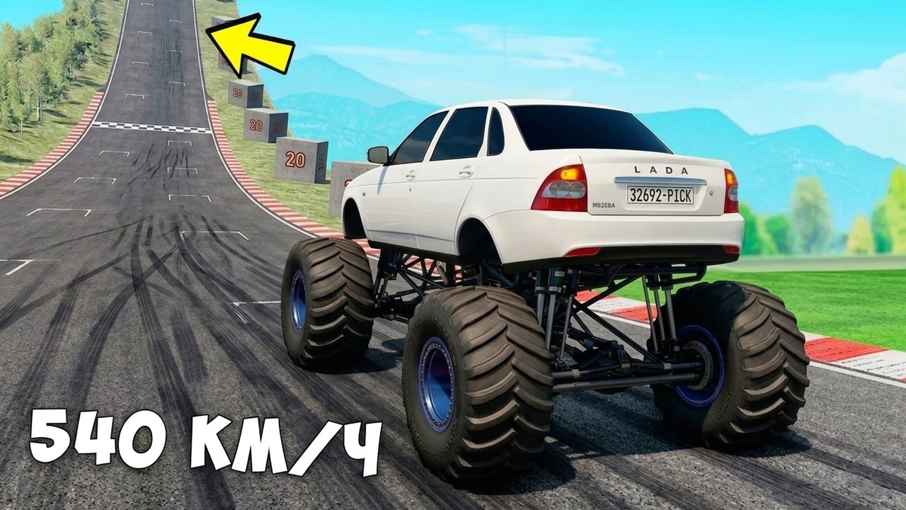 ЗАТРОЛЛИЛ ДИМКУ! КАКАЯ МАШИНА СМОЖЕТ ЗАЕХАТЬ НА ВЕРШИНУ ГОРЫ В BeamNG Drive