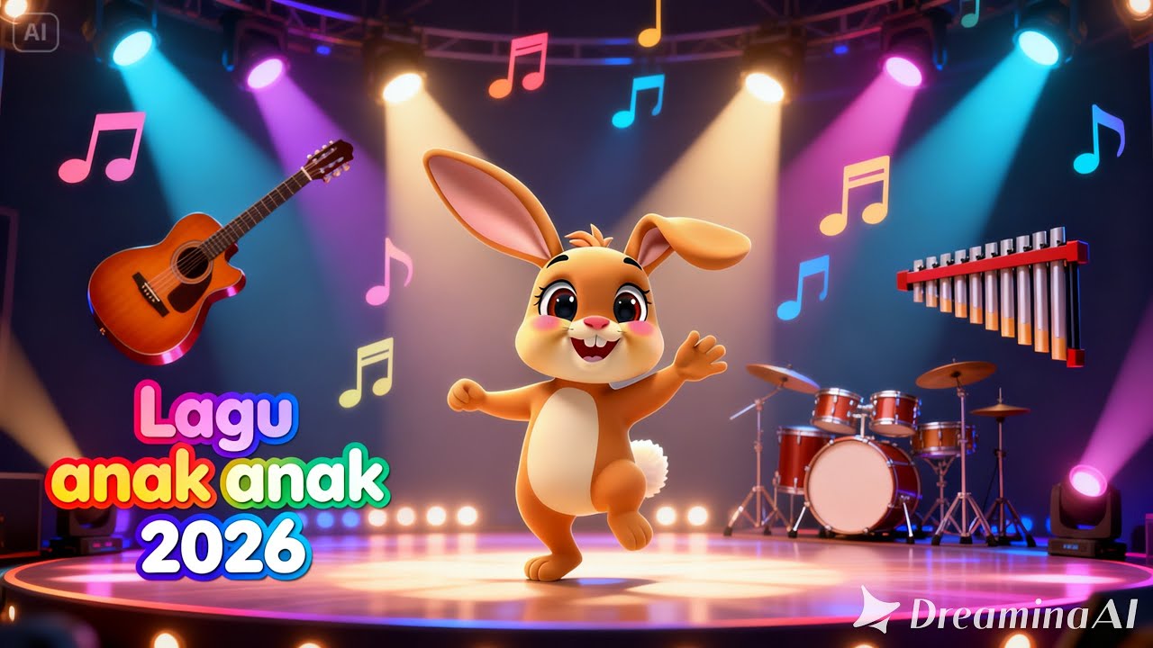Ada Kodok Rekotok Rekotok 🐸🎶 | Animasi 3D Lagu Anak Lucu & Edukatif Kelinci Coklat & Hewan Lucu