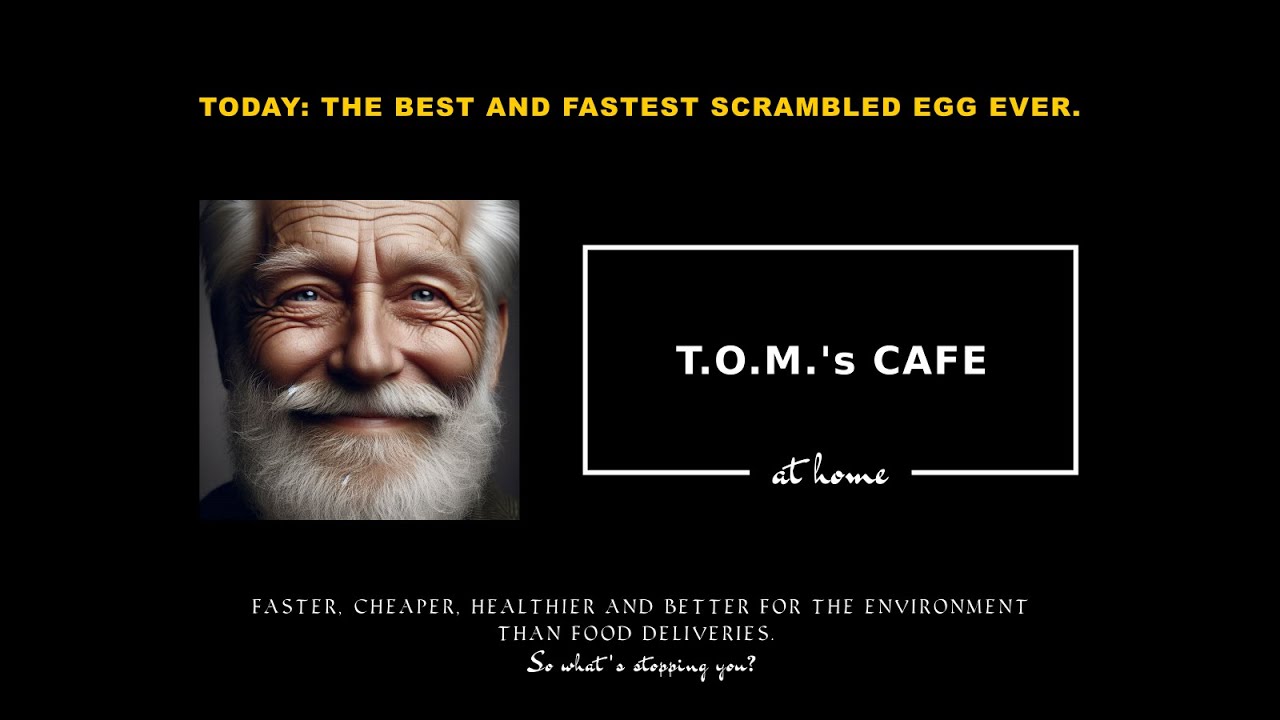 The quickest easiest and most delicious scrambled eggs youve ever had   The Old Man's CAFE at home